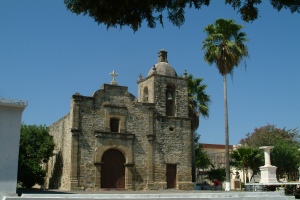 La Vieja Iglesia de Cd. Mier, Tamaulipas, México.